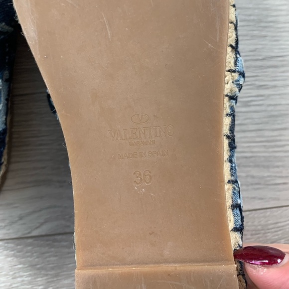 Valentino Garavani Camouflage Camustars Espadrille Flats Shoes - Picture 8 of 11